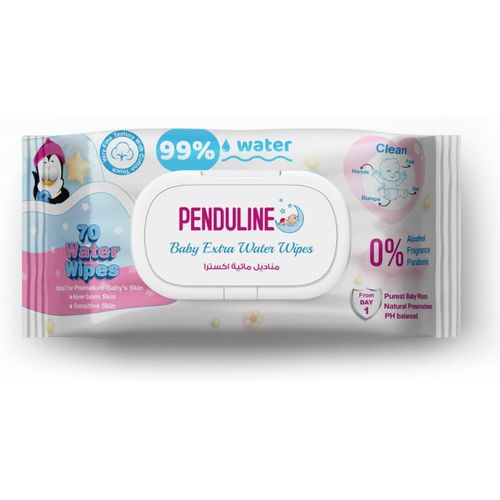 Penduline Baby Wipes With Extra 99% Water 70pcs