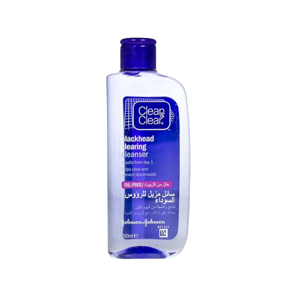 CLEAN& CLEAR BLACKHEAD CLEARING CLEANSER 200 ML