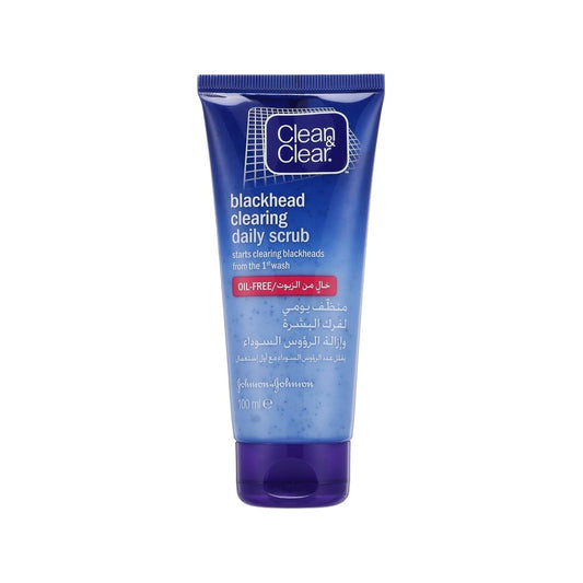 CLEAN & CLEAR, Daily Facial Scrub, Blackhead Clearing, 100 ML