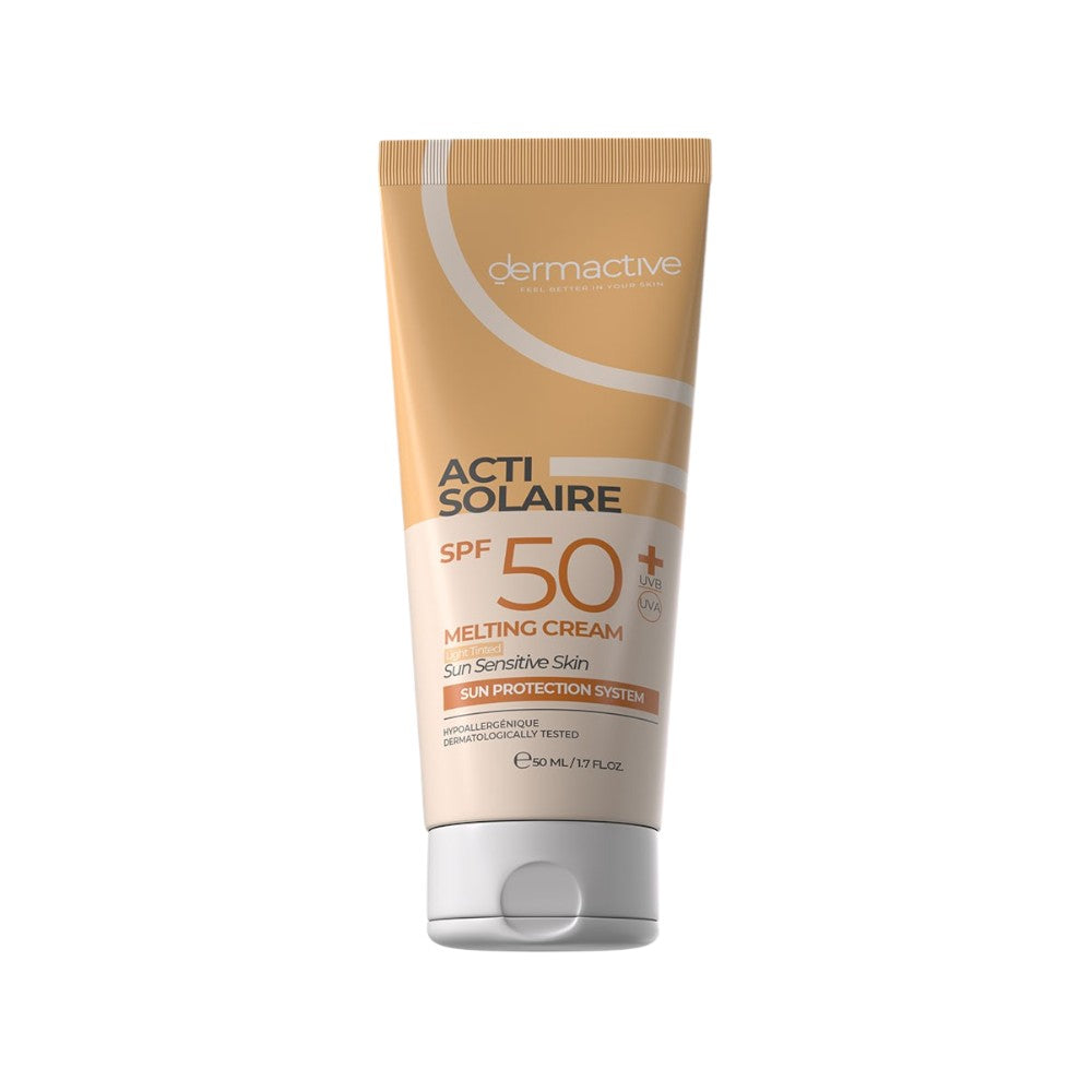 DERMA-ACTIVE  ACTI-SOLAIRE SPF 50 MELTING CREAM Light Tinted