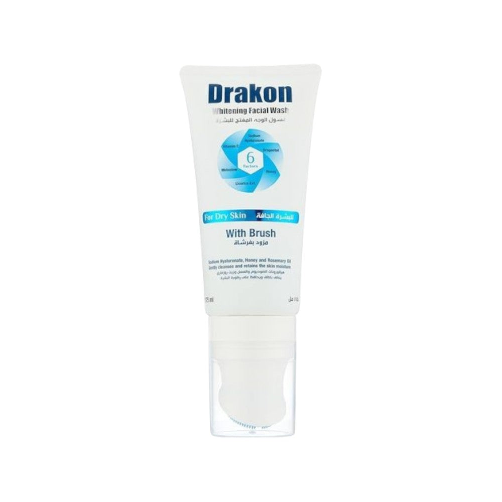 DRAKON WHITENING FACIAL WASH 175 ML - DRY SKIN