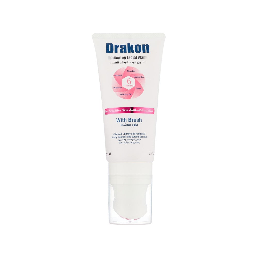 DRAKON WHITENING FACIAL WASH 175 ML - SENSITIVE SKIN