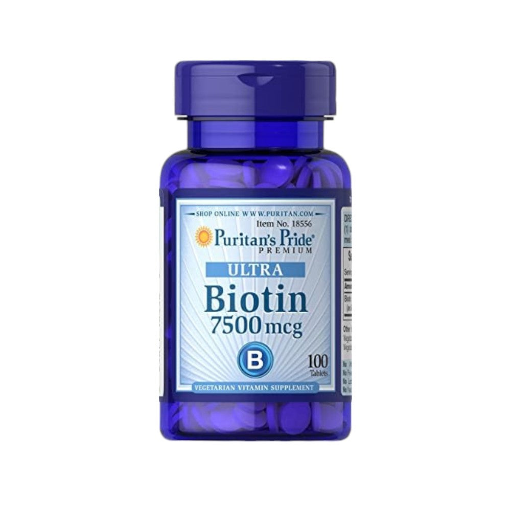 PURITANS PRIDE BIOTIN 10000MCG - 100 SOFTGEL