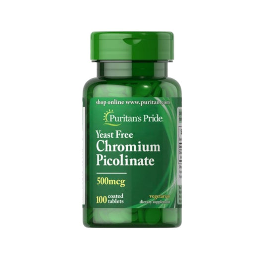 PURITANS PRIDE CHROMIUM PICOLINATE 500 MCG 100 TAB