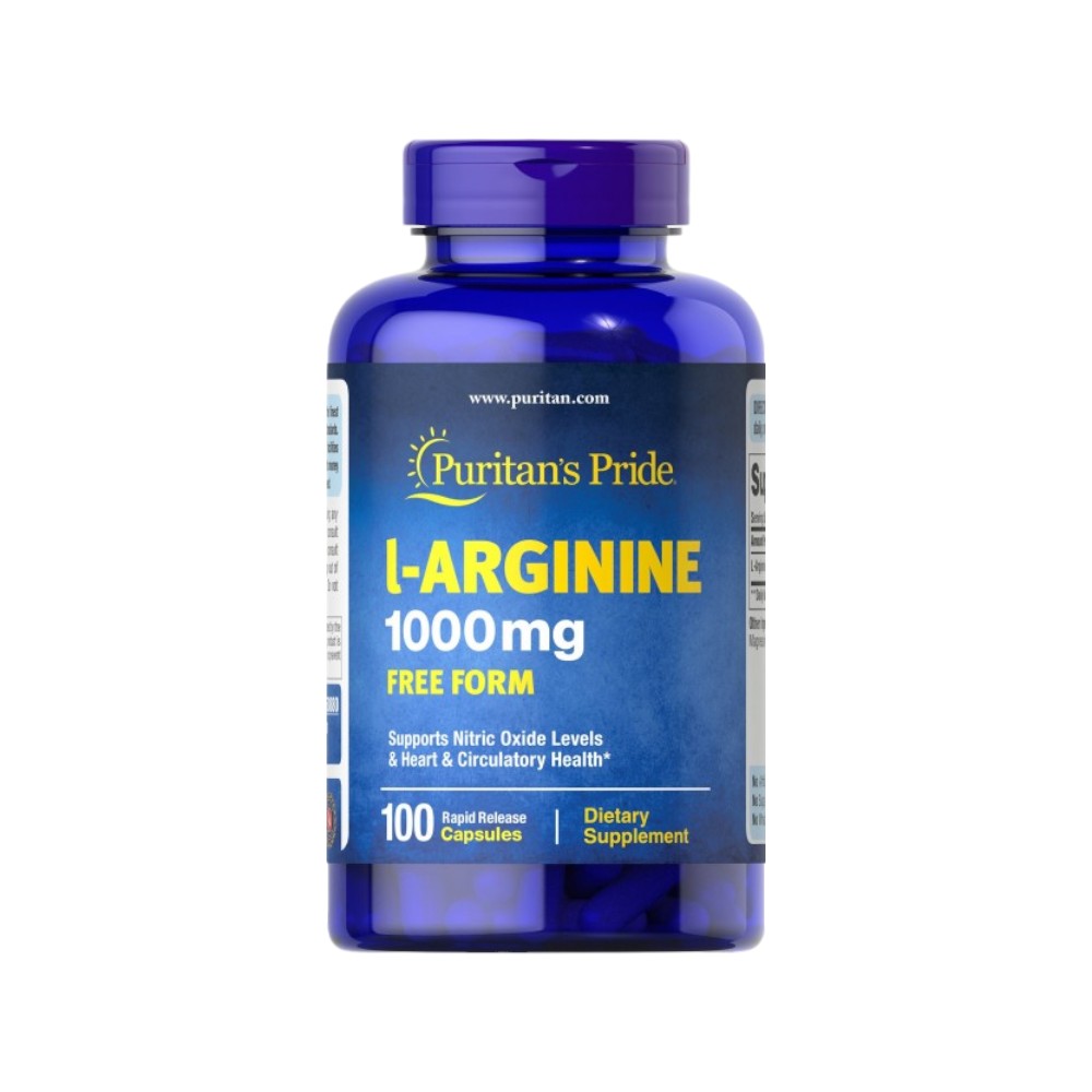 PURITANS PRIDE L-ARGININE 1000 MG 100 CAP