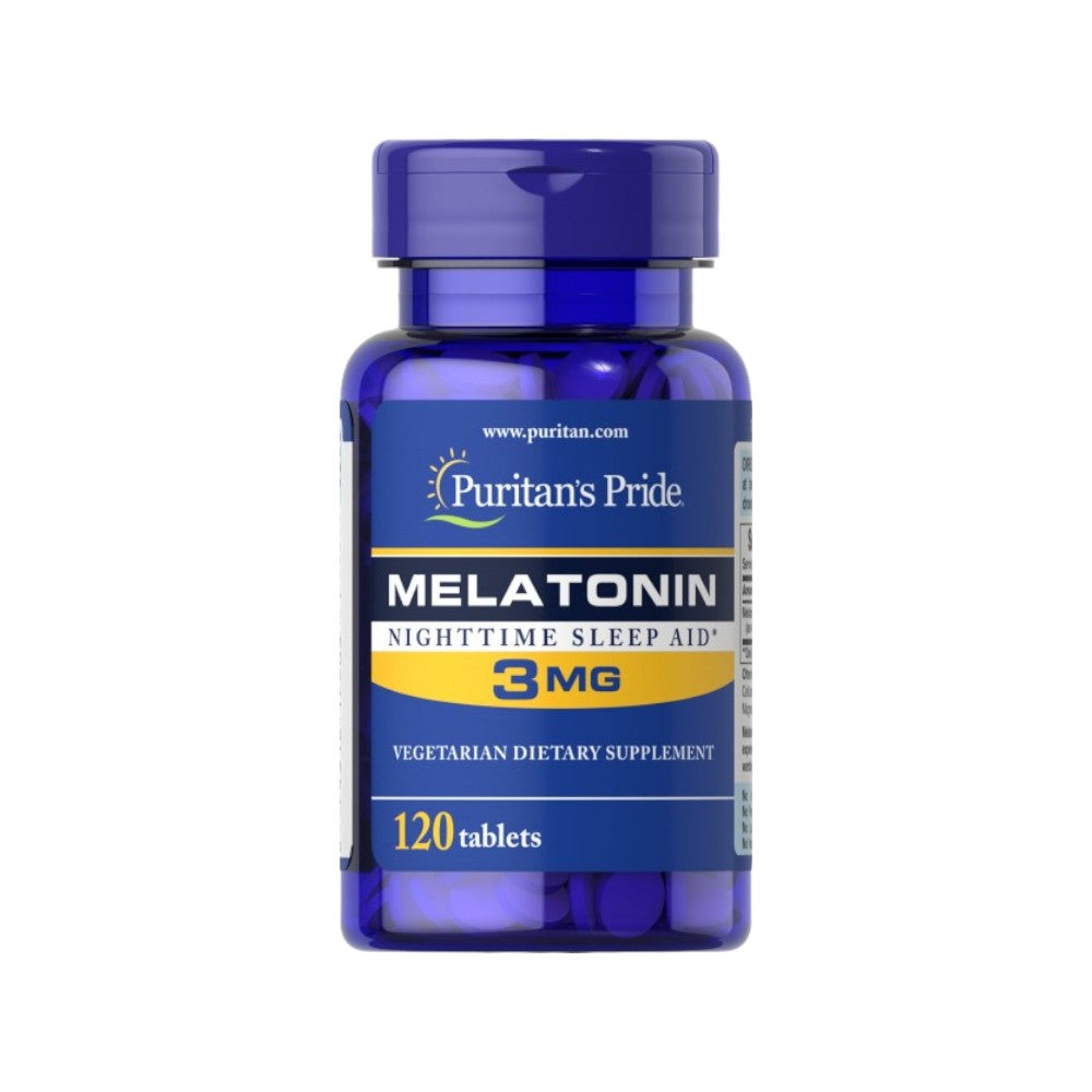 PURITANS PRIDE MELATONIN 3 MG 120 TAB