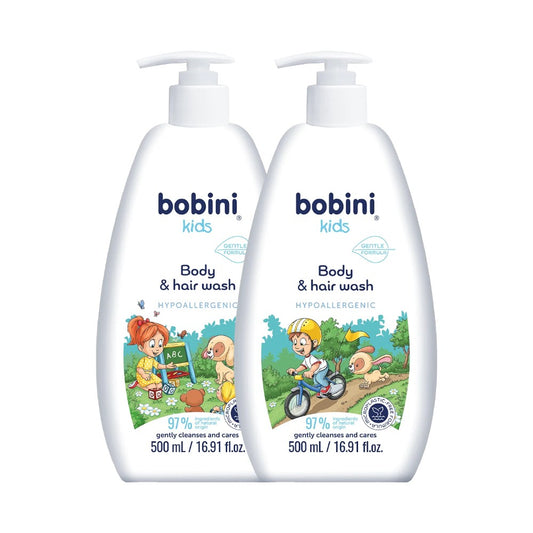 bobini kids 2in1 bath & hair wash 500 ml