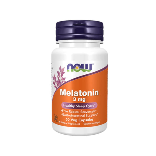 Now Melatonin 3 mg 60 Capsules